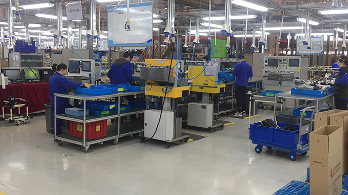 某汽車(chē)電子企業(yè)生產(chǎn)線案例